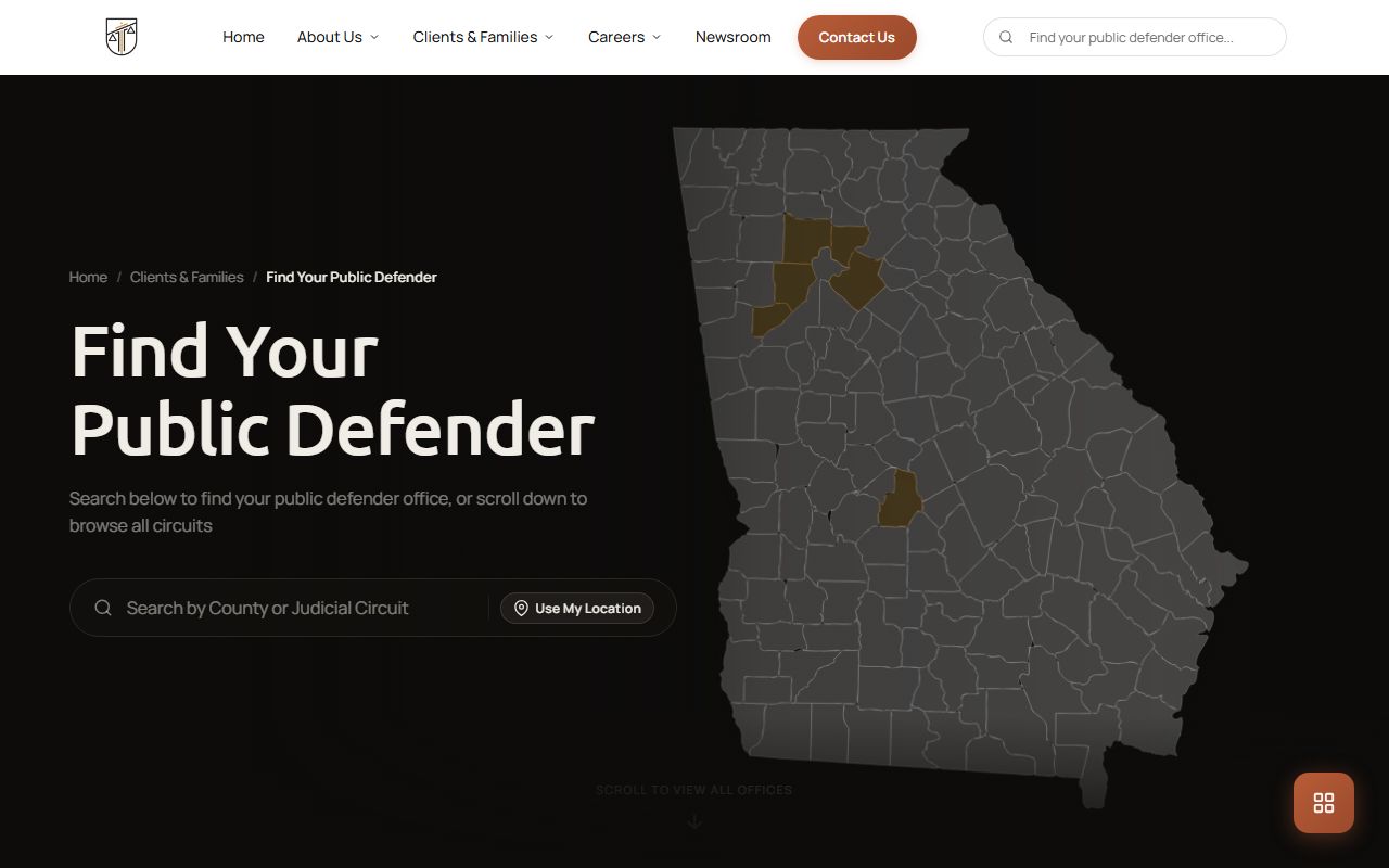Crisp County criminal court records public defender office page