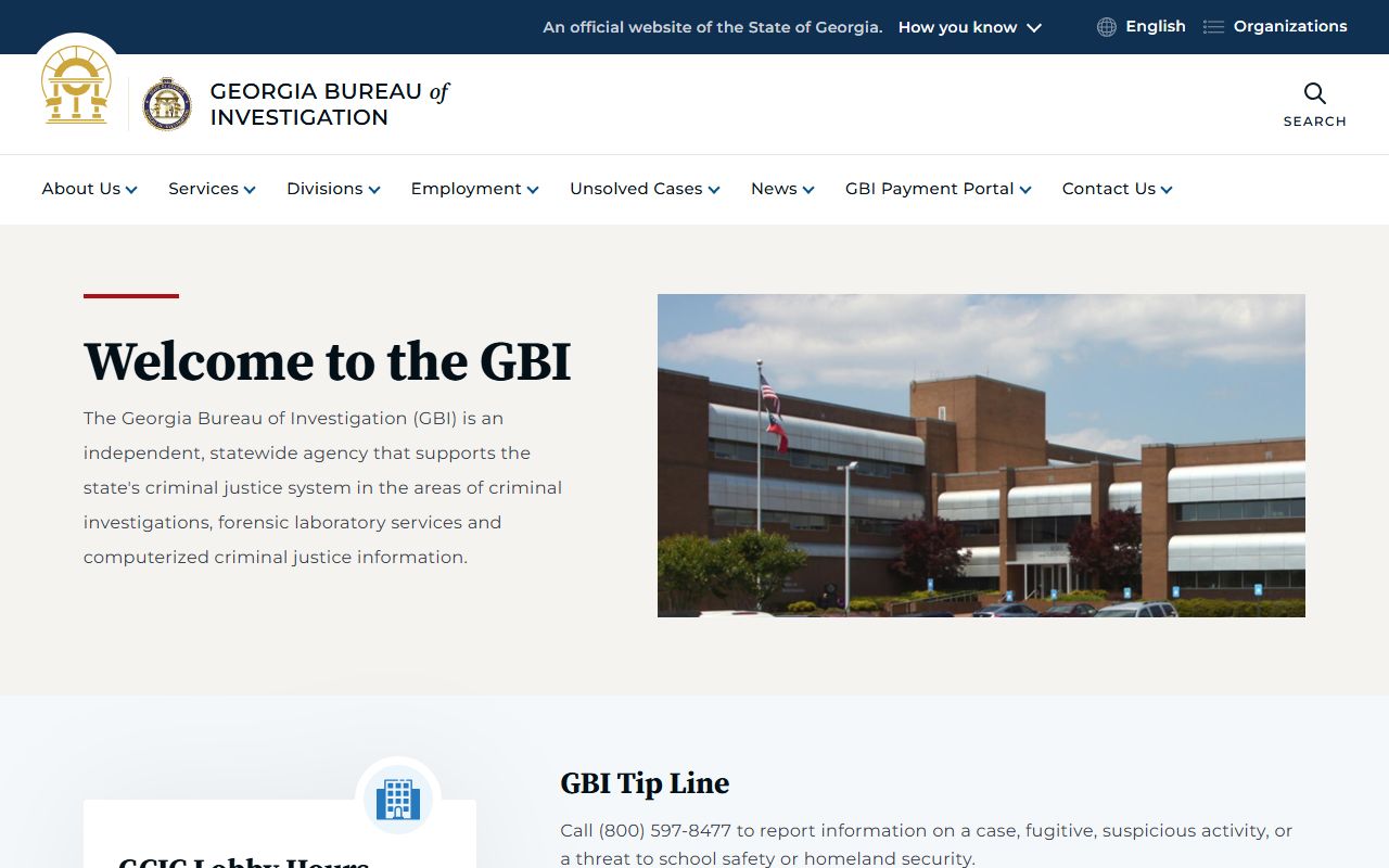 Crisp County criminal court records Georgia Bureau of Investigation portal