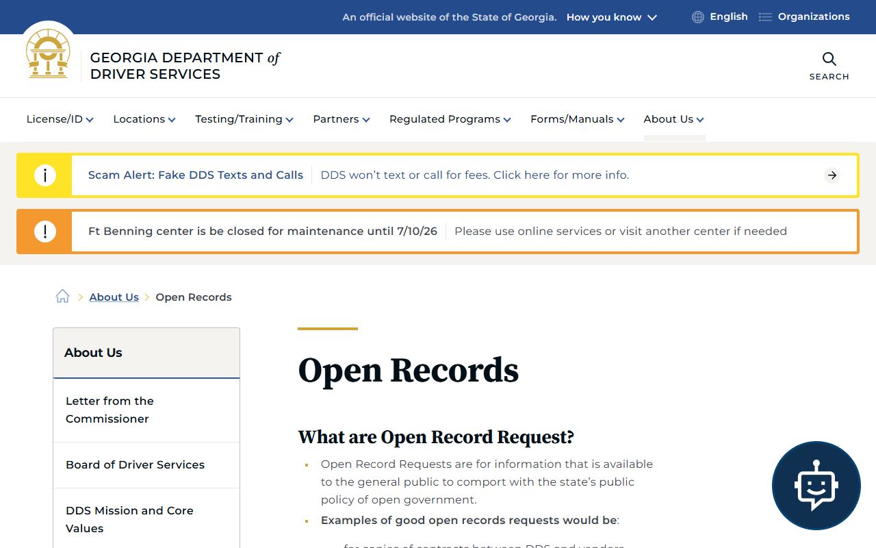 Crisp County probate records Georgia DDS open records access example