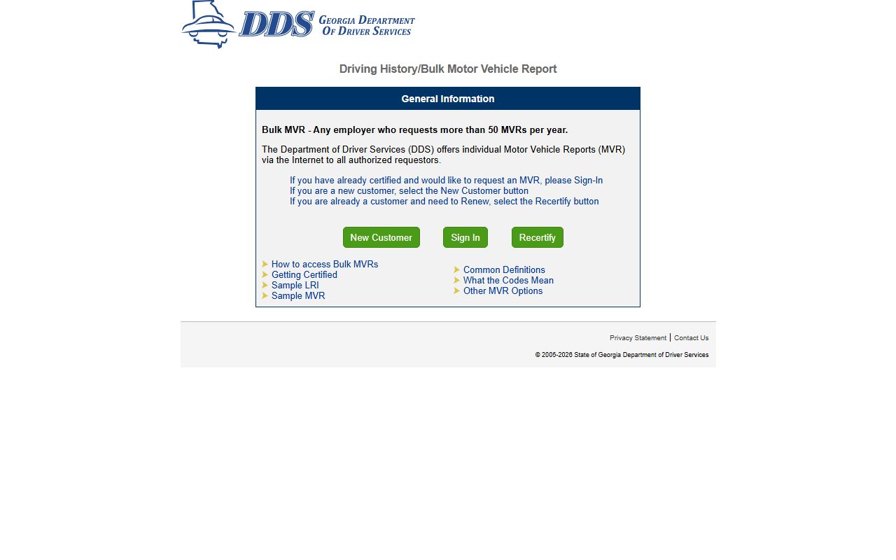 Crisp County traffic court records DDS online MVR portal